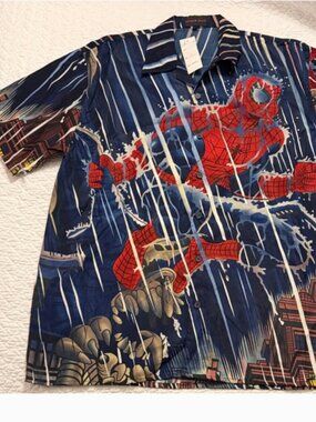 Marvel Spider-Man Red and Blue Shirt